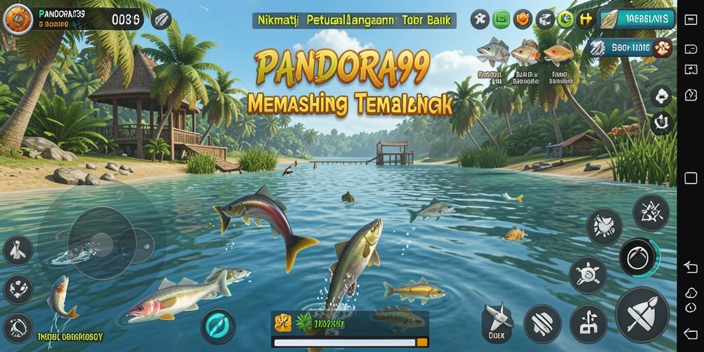 Tampilan menakjubkan dalam gameplay PANDORA99 memancing